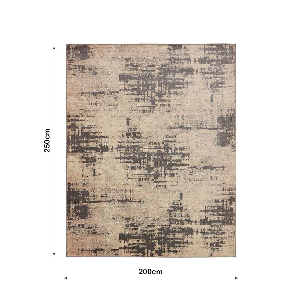 Tapete Sutil Plus Minimalista Retangular (200x250cm) Cinza