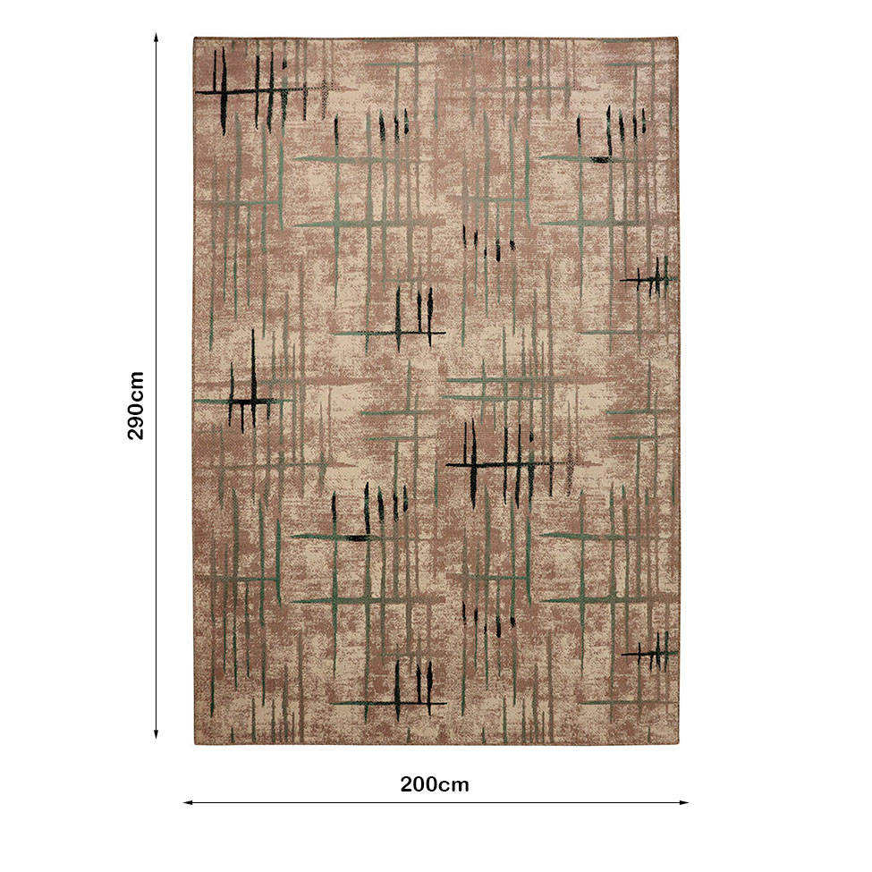 Tapete Sutil Plus Tropical Retangular (200x290cm) Colorido