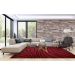 Tapete Sutil Retangular Polipropileno (200x250) Vermelho
