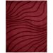 Tapete Sutil Retangular Polipropileno (200x250) Vermelho