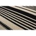 Tapete Tufting Aruba Retangular (100x150) Bege e Preto