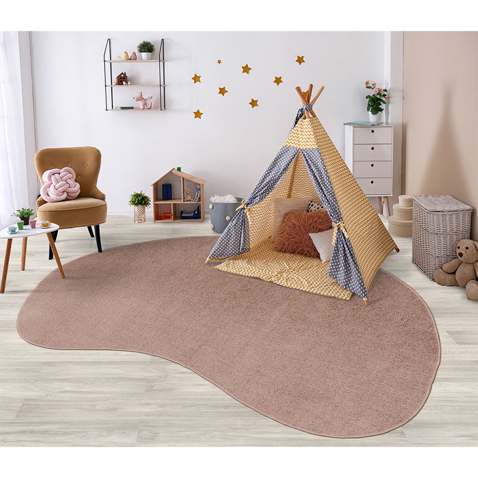 Tapete Tufting Elegant Orgânico I Bouclé (145x195) Rosê