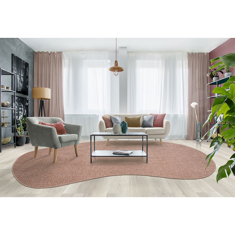 Tapete Tufting Elegant Orgânico I Bouclé (195x295) Rosê