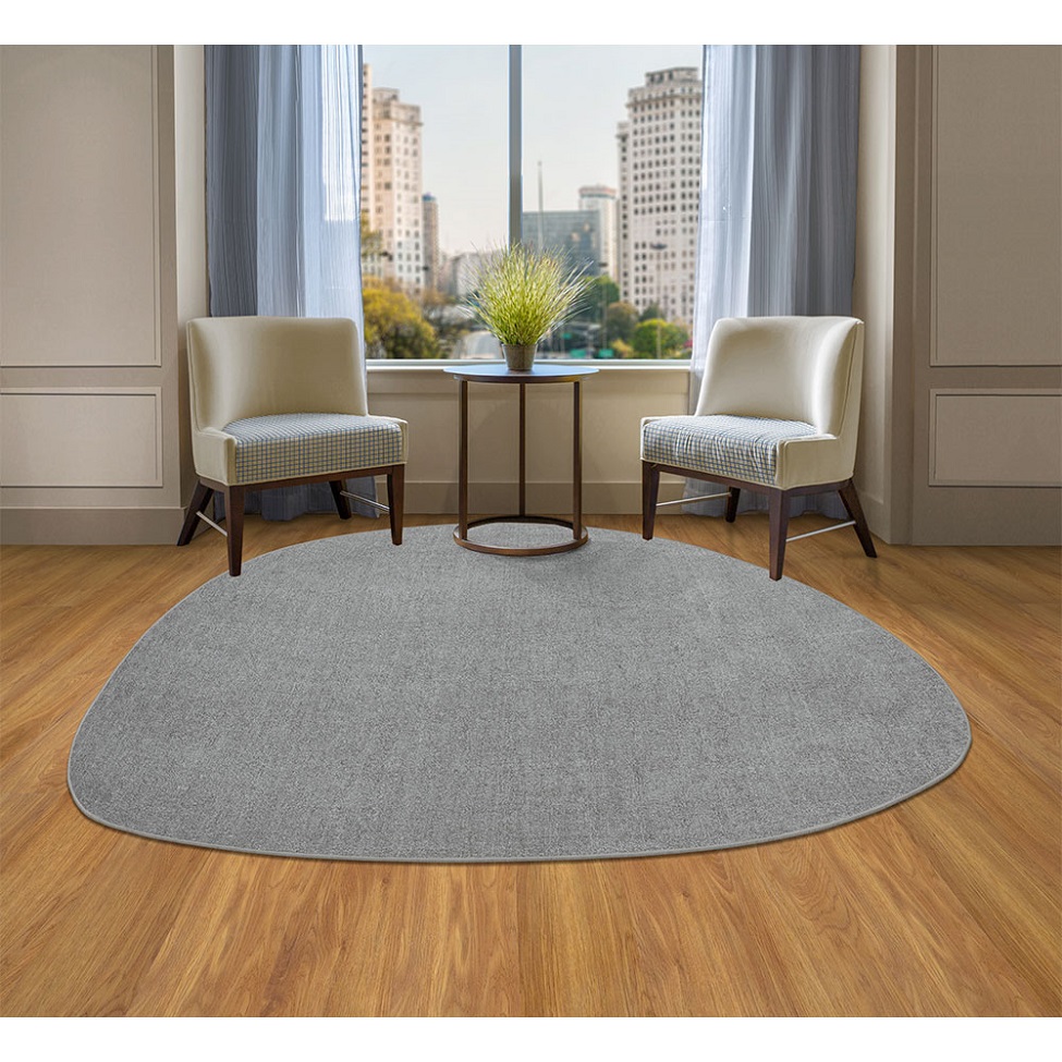 Tapete Tufting Elegant Orgânico II Bouclé (145x195) Cinza