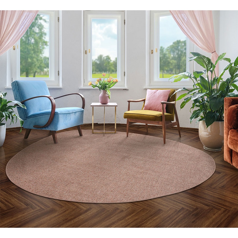 Tapete Tufting Elegant Orgânico II Bouclé (145x195) Rosê