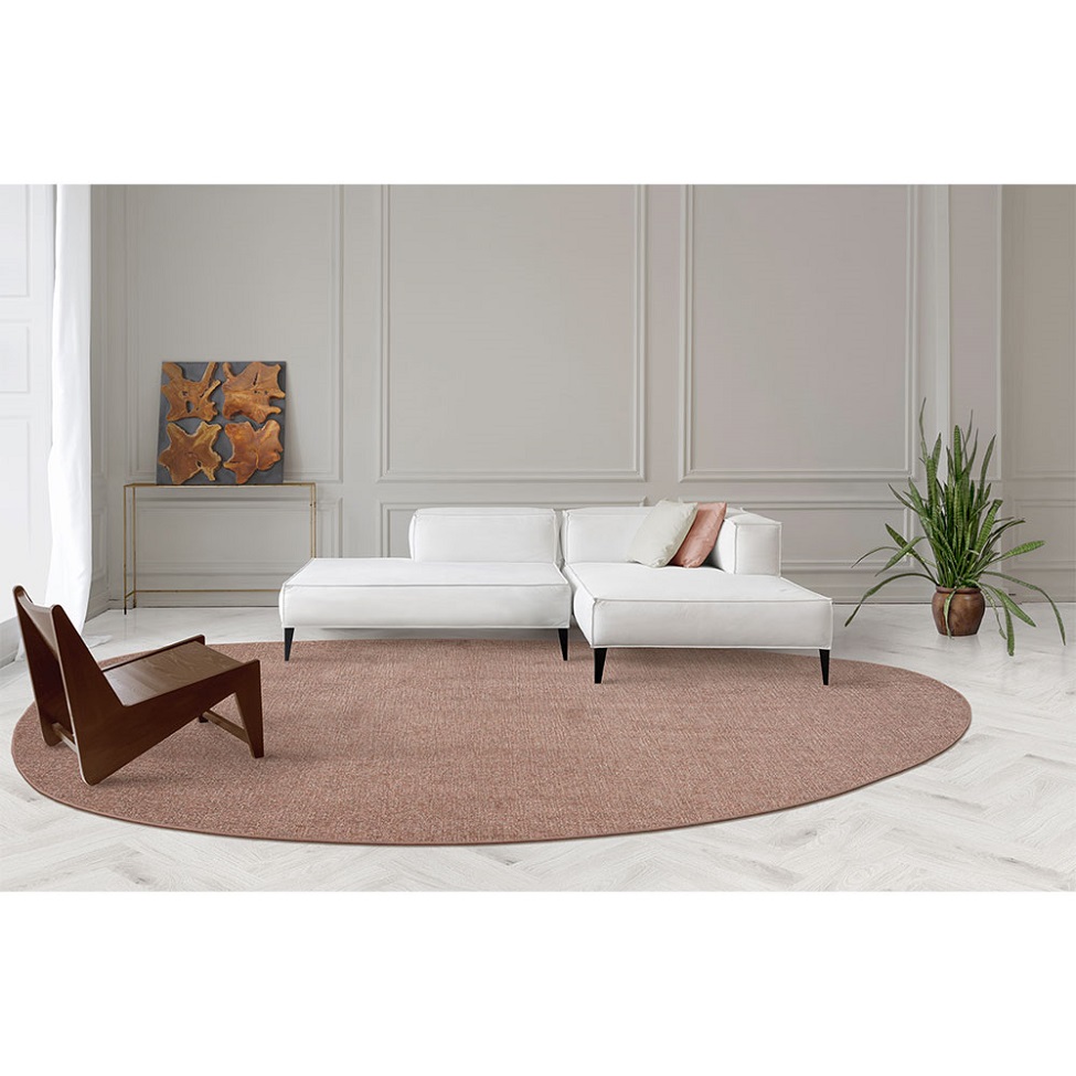 Tapete Tufting Elegant Orgânico II Bouclé (195x295) Rosê