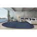 Tapete Tufting Elegant Orgânico II Bouclé (295x395) Azul Marinho