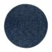 Tapete Tufting Elegant Redondo Bouclé (190x190) Azul Marinho