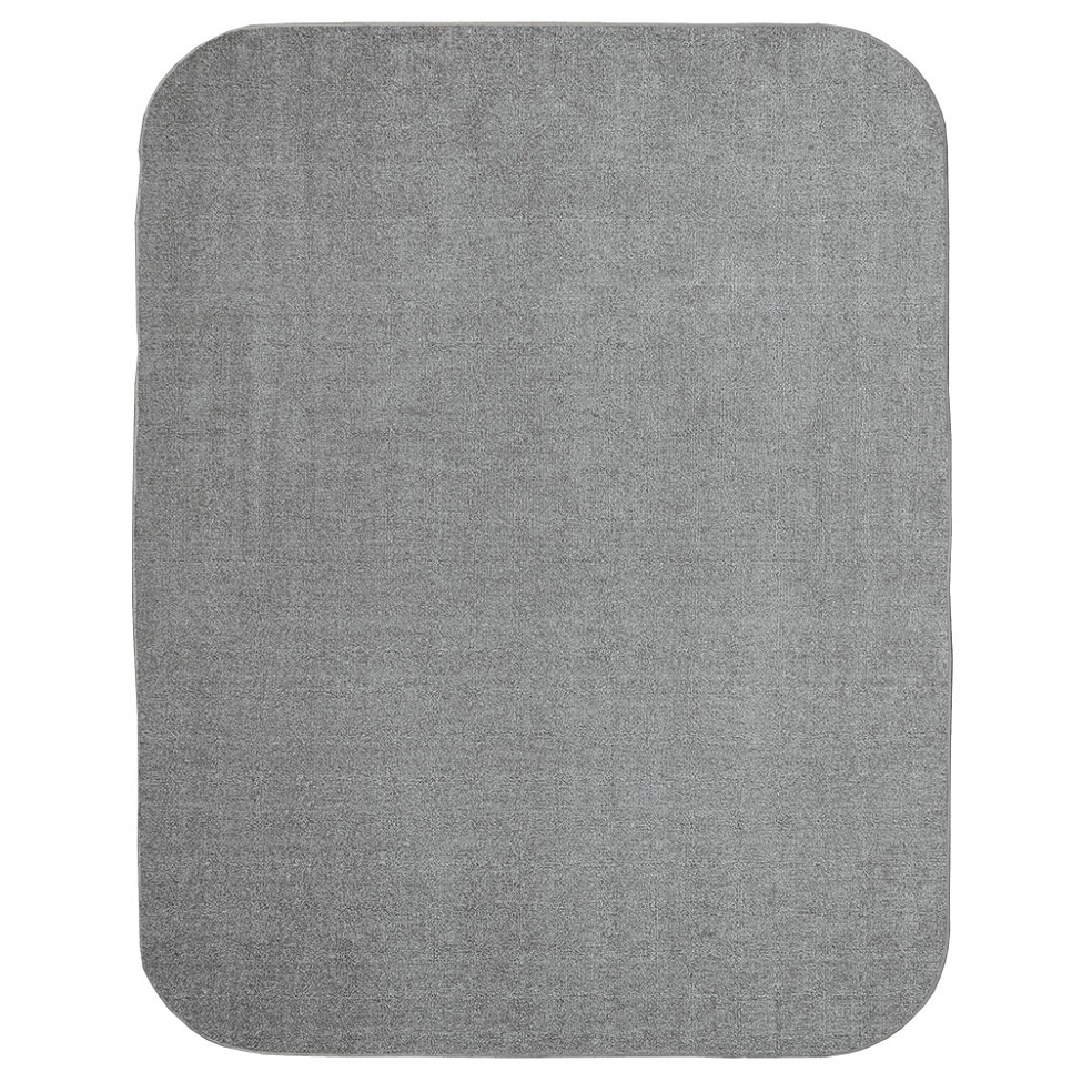 Tapete Tufting Elegant Retangular Bouclé (200x300) Cinza