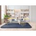 Tapete Tufting Elegant Retangular Bouclé (300x400) Azul Marinho