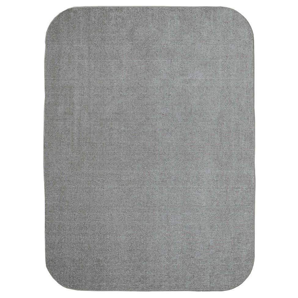 Tapete Tufting Elegant Retangular Bouclé (300x400) Cinza