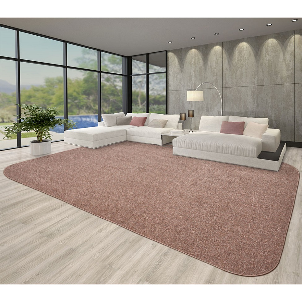 Tapete Tufting Elegant Retangular Bouclé (300x400) Rosê