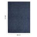 Tapete Tufting Elegant Retangular Roselan (190x290) Azul Marinho