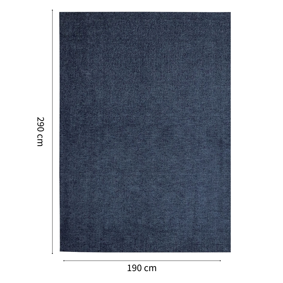 Tapete Tufting Elegant Retangular Roselan (190x290) Azul Marinho