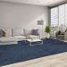 Tapete Tufting Elegant Retangular Roselan (290x390) Azul Marinho