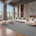 Tapete Tufting Elegant Retangular Roselan (290x390) Cinza