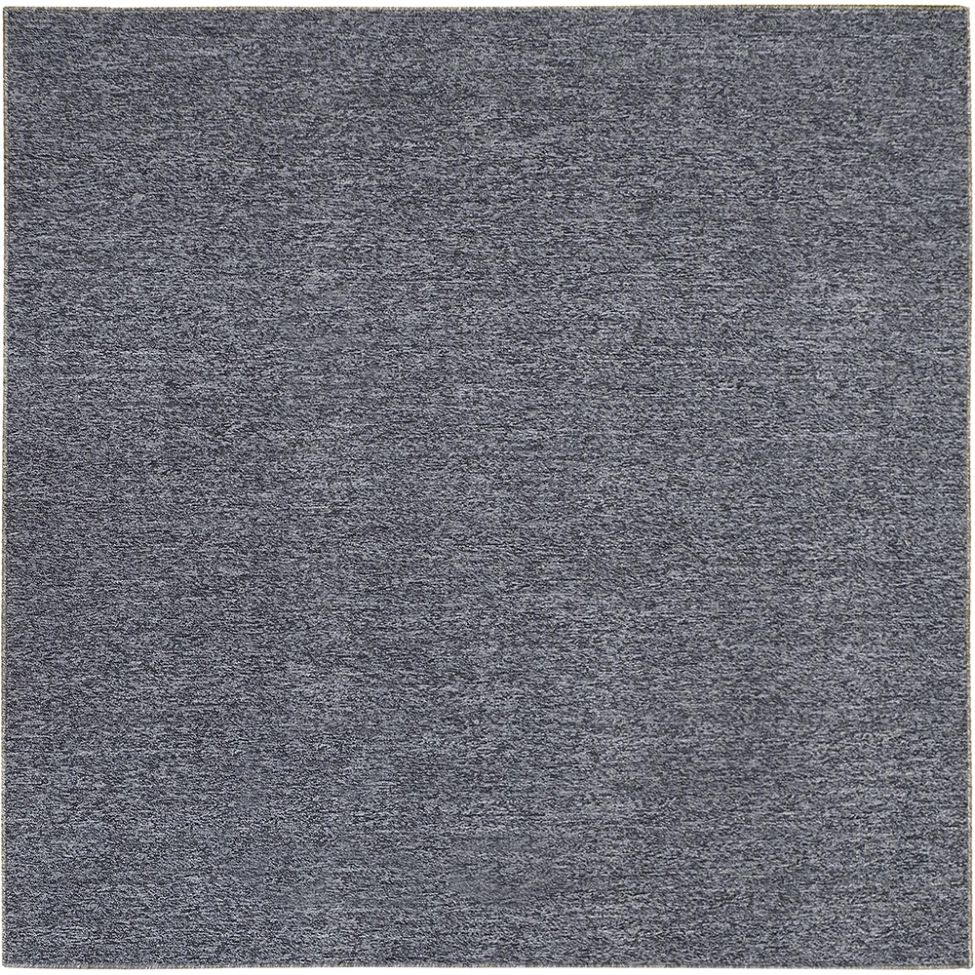 Tapete Tufting Itapuá Master Quadrado Poliéster (300x300) Prata