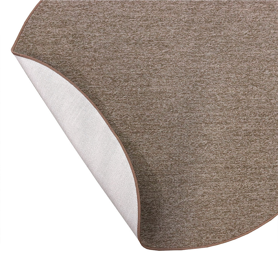 Tapete Tufting Itapuá Master Redondo Poliéster (140x140) Camurça