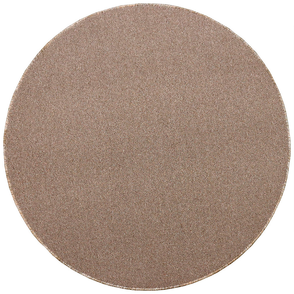 Tapete Tufting Lumiere Redondo Polipropileno (140x140) Amêndoa