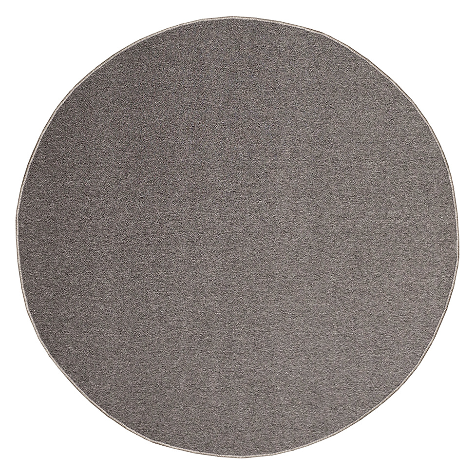 Tapete Tufting Lumiere Redondo Polipropileno (250x250) Cinza