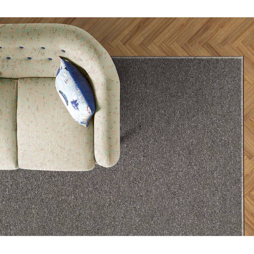 Tapete Tufting Lumiere Retagular Polipropileno (300x350) Cinza