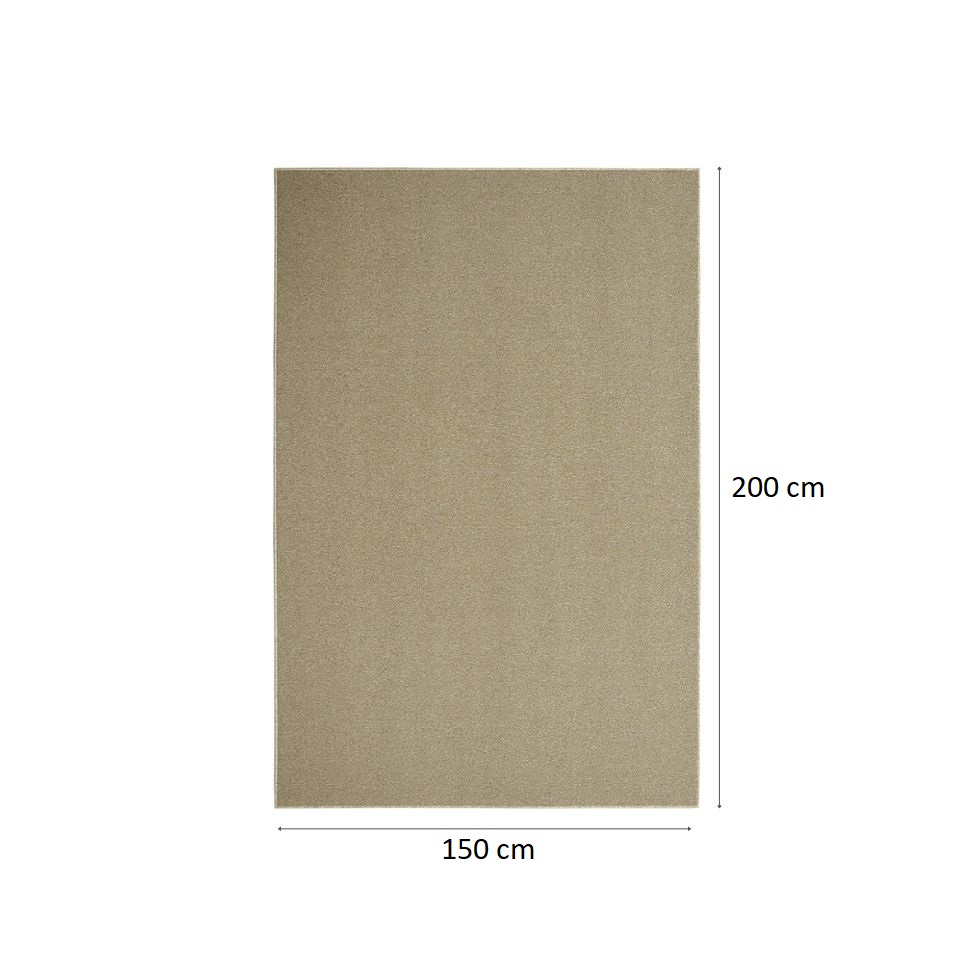 Tapete Tufting Lumiere Retangular Bouclé (150x200) Areia