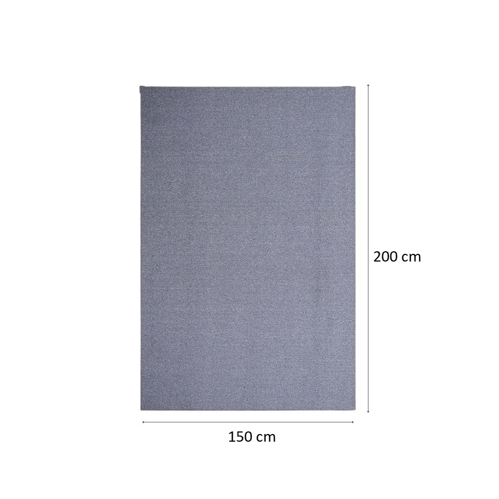 Tapete Tufting Lumiere Retangular Bouclé (150x200) Celeste