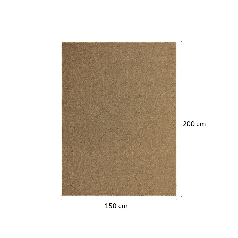 Tapete Tufting Lumiere Retangular Bouclé (150x200) Tabaco