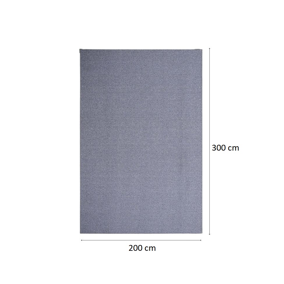 Tapete Tufting Lumiere Retangular Bouclé (200x300) Celeste