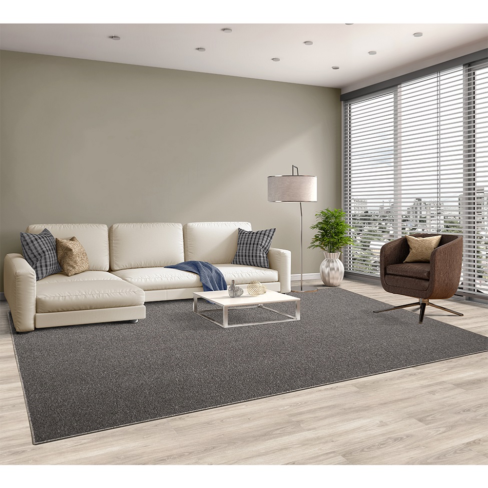 Tapete Tufting Lumiere Retangular Bouclé (200x300) Cinza Mescla