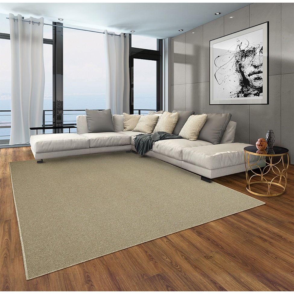 Tapete Tufting Lumiere Retangular Bouclé (250x300) Areia