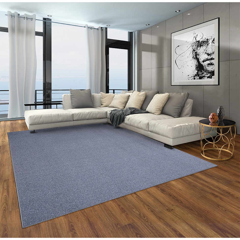 Tapete Tufting Lumiere Retangular Bouclé (250x300) Celeste