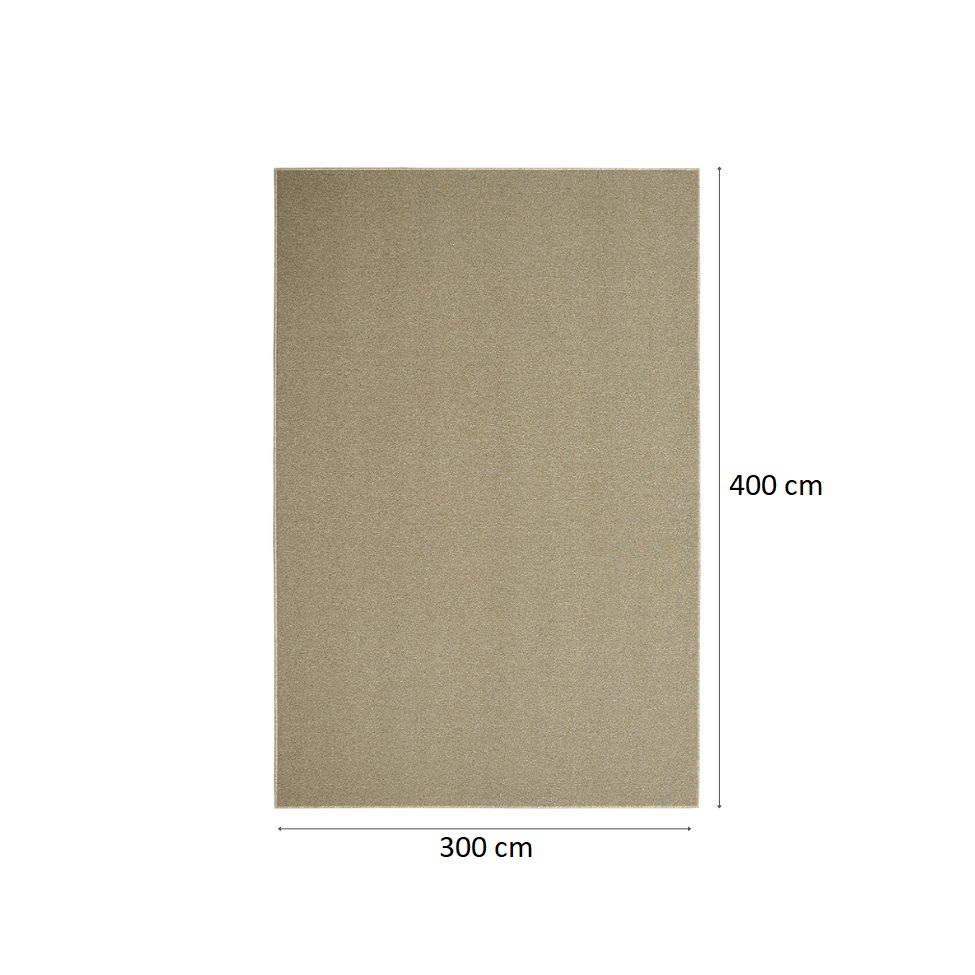 Tapete Tufting Lumiere Retangular Bouclé (300x400) Areia