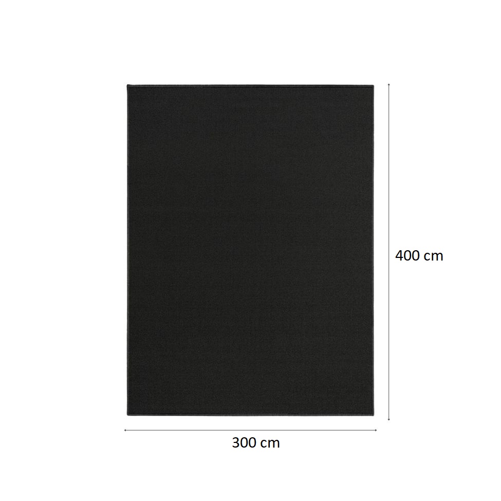 Tapete Tufting Lumiere Retangular Bouclé (300x400) Preto