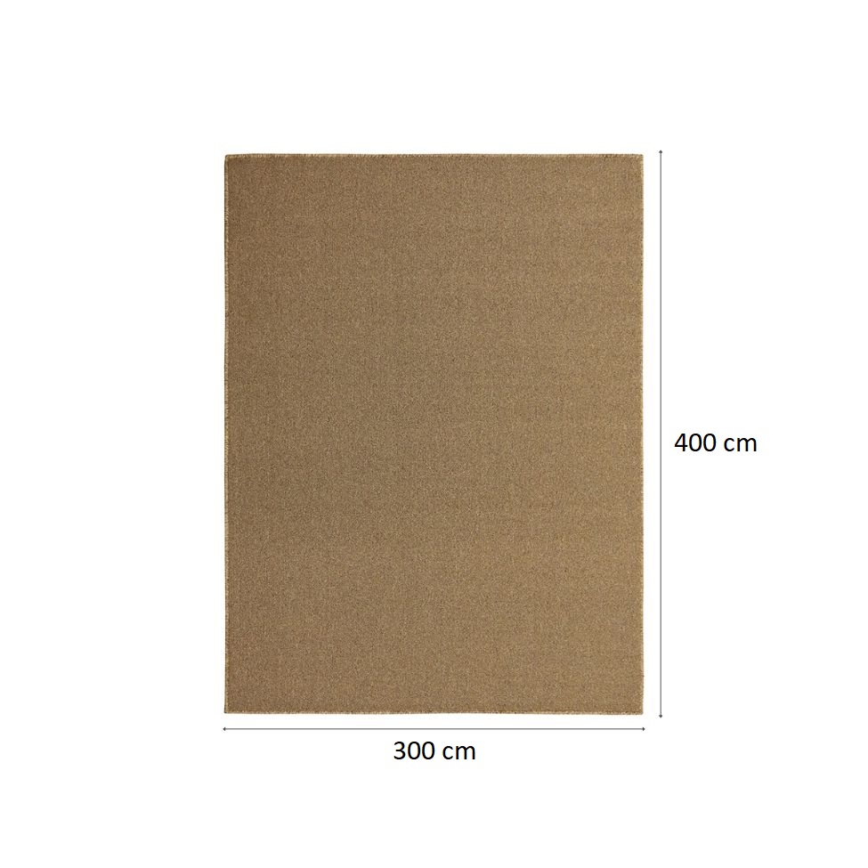 Tapete Tufting Lumiere Retangular Bouclé (300x400) Tabaco
