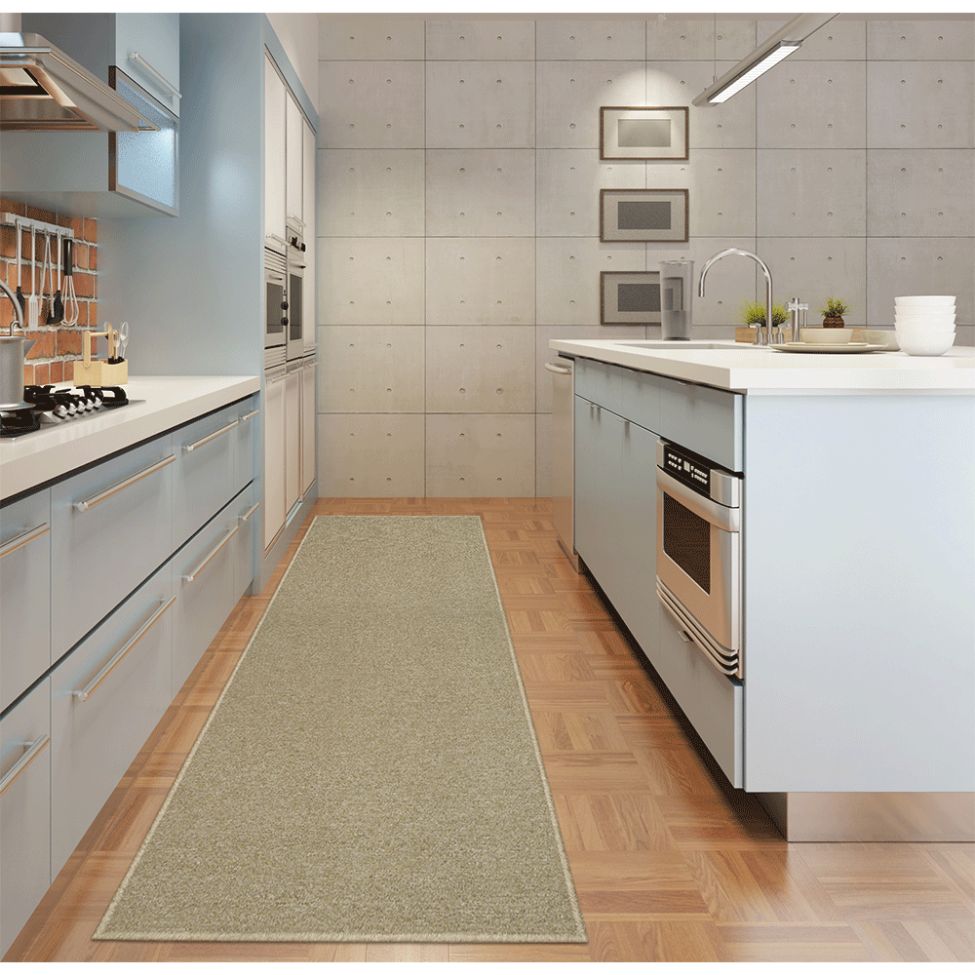 Tapete Tufting Lumiere Retangular Polipropileno (300x100) Areia