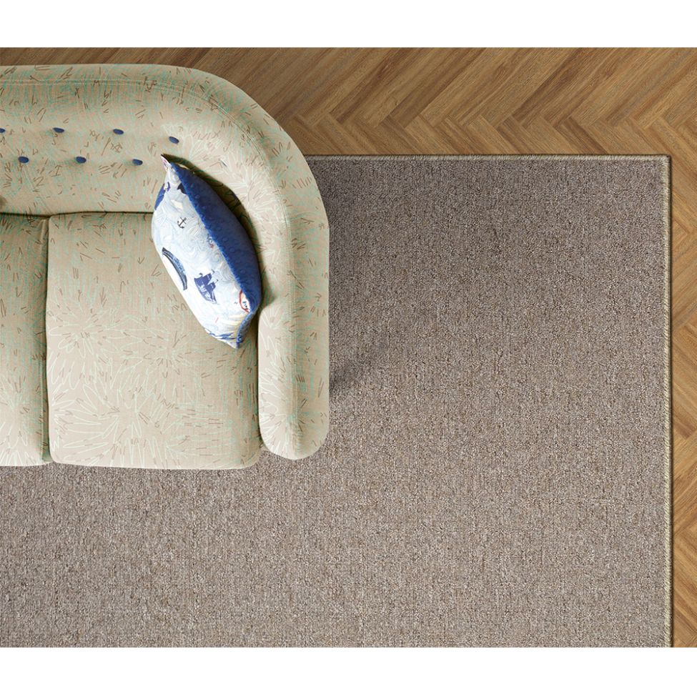 Tapete Tufting Lumiere Retangular Polipropileno (300x300) Amêndoa