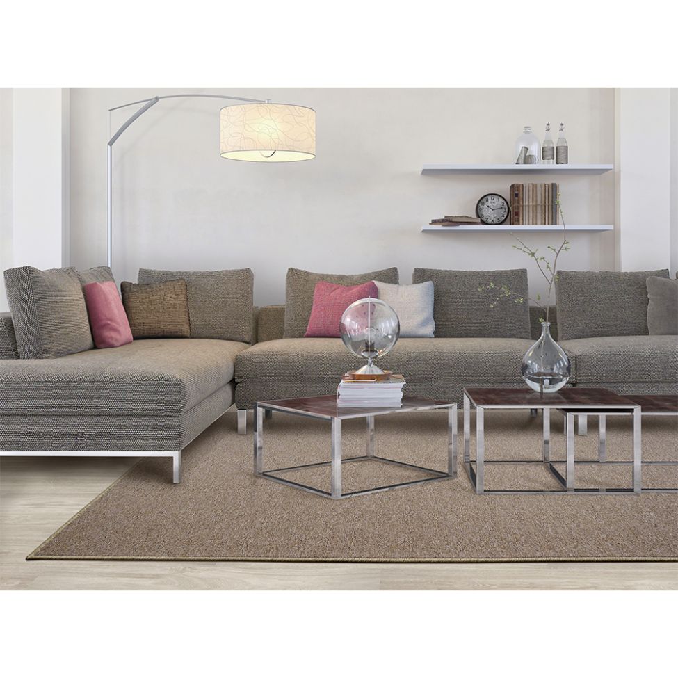 Tapete Tufting Lumiere Retangular Polipropileno (300x500) Amêndoa