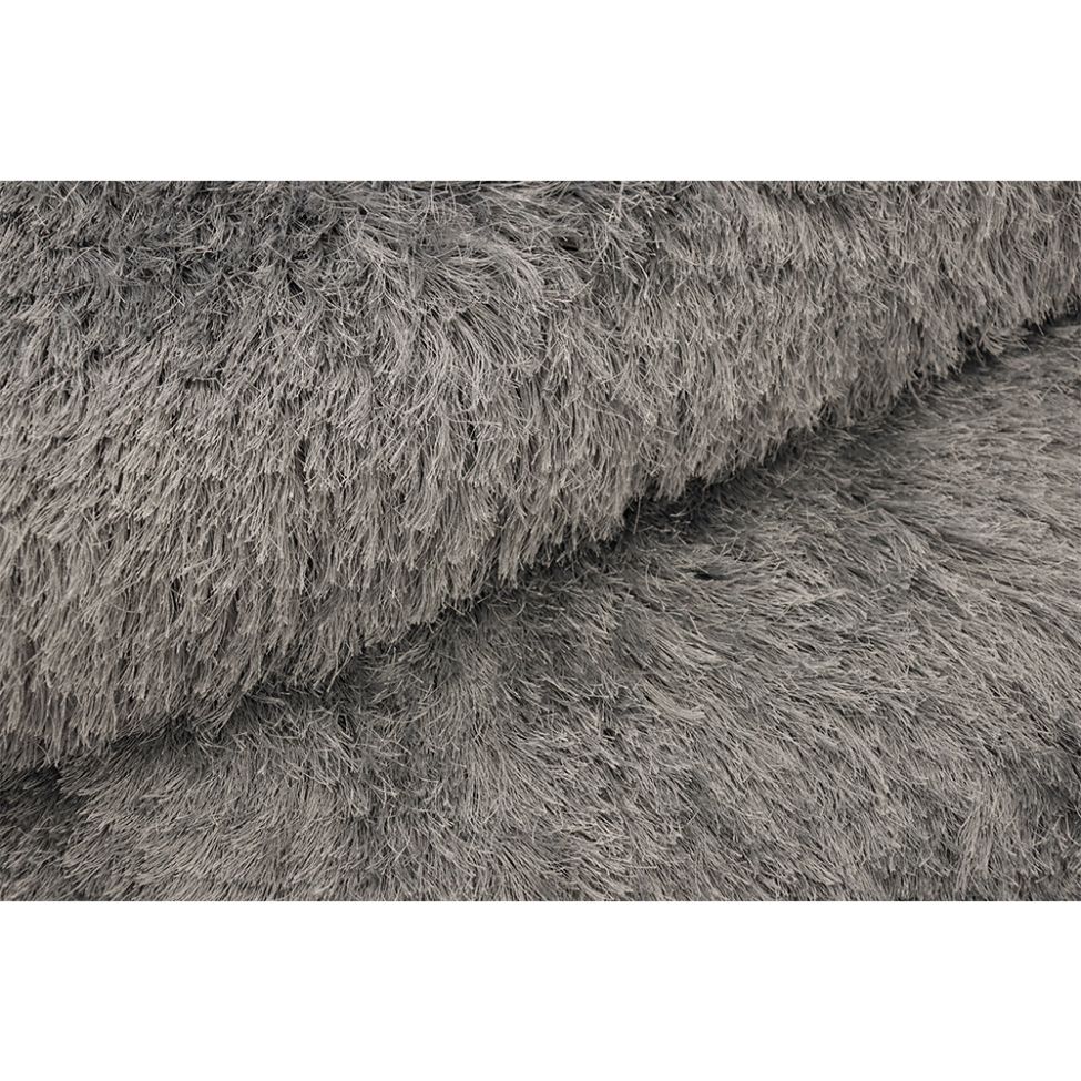 Tapete Tufting Lunar Retangular Poliéster (200x250) Cinza