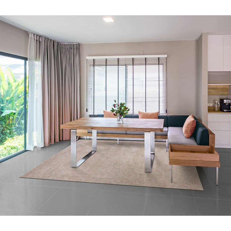 Tapete Tufting Mariana Retangular Polipropileno (200x250) Prata