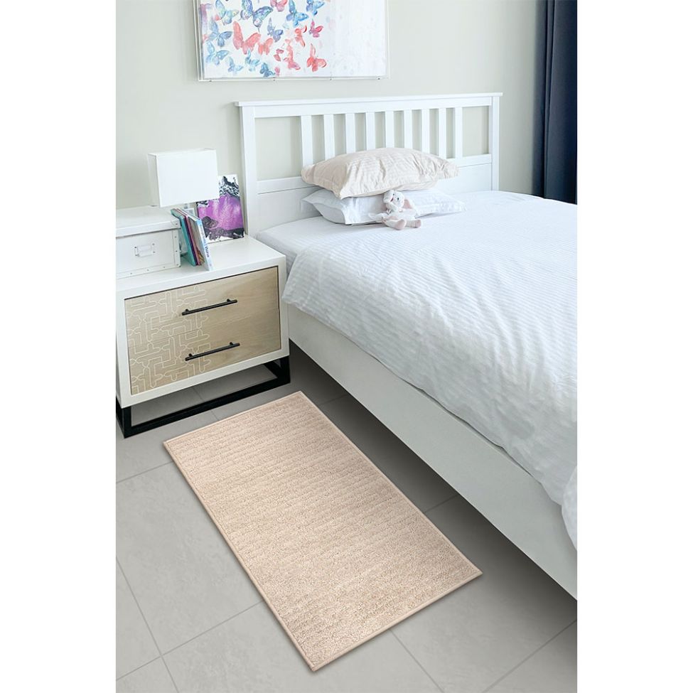 Tapete Tufting Mariana Retangular Polipropileno (50x100) Bege