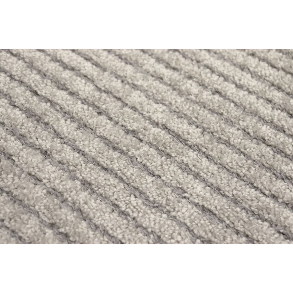 Tapete Tufting Mariana Retangular Polipropileno (50x100) Prata