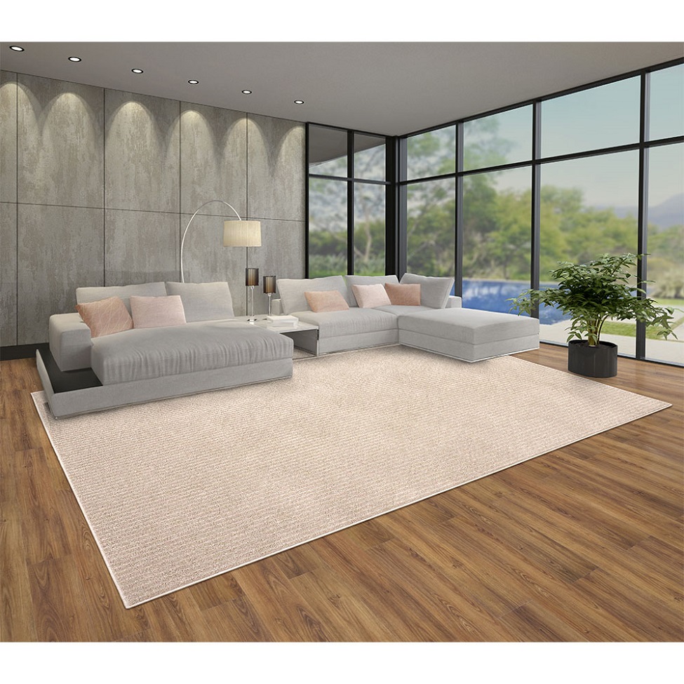Tapete Tufting Mariana Retangular Veludo (250x300) Bege