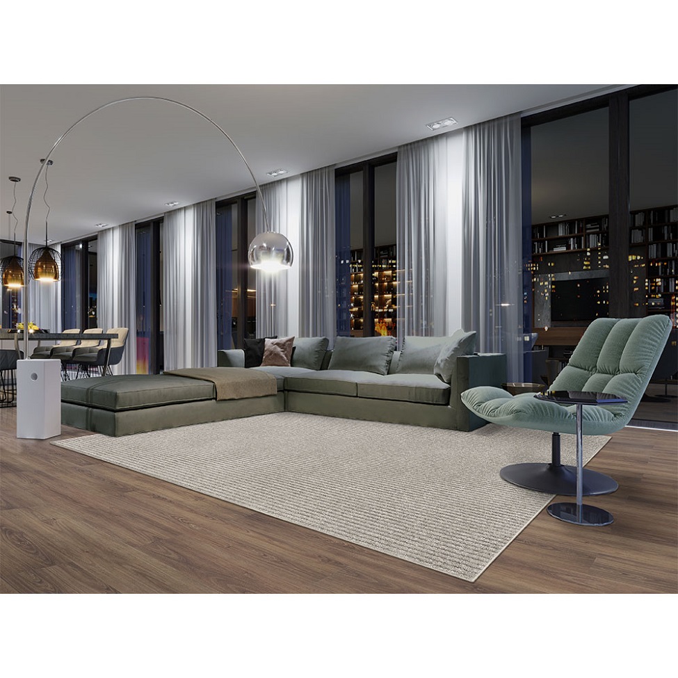 Tapete Tufting Mariana Retangular Veludo (250x300) Cinza