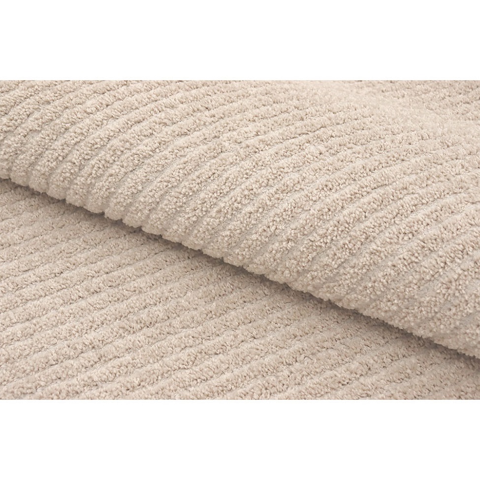 Tapete Tufting Mariana Retangular Veludo (400x500) Bege