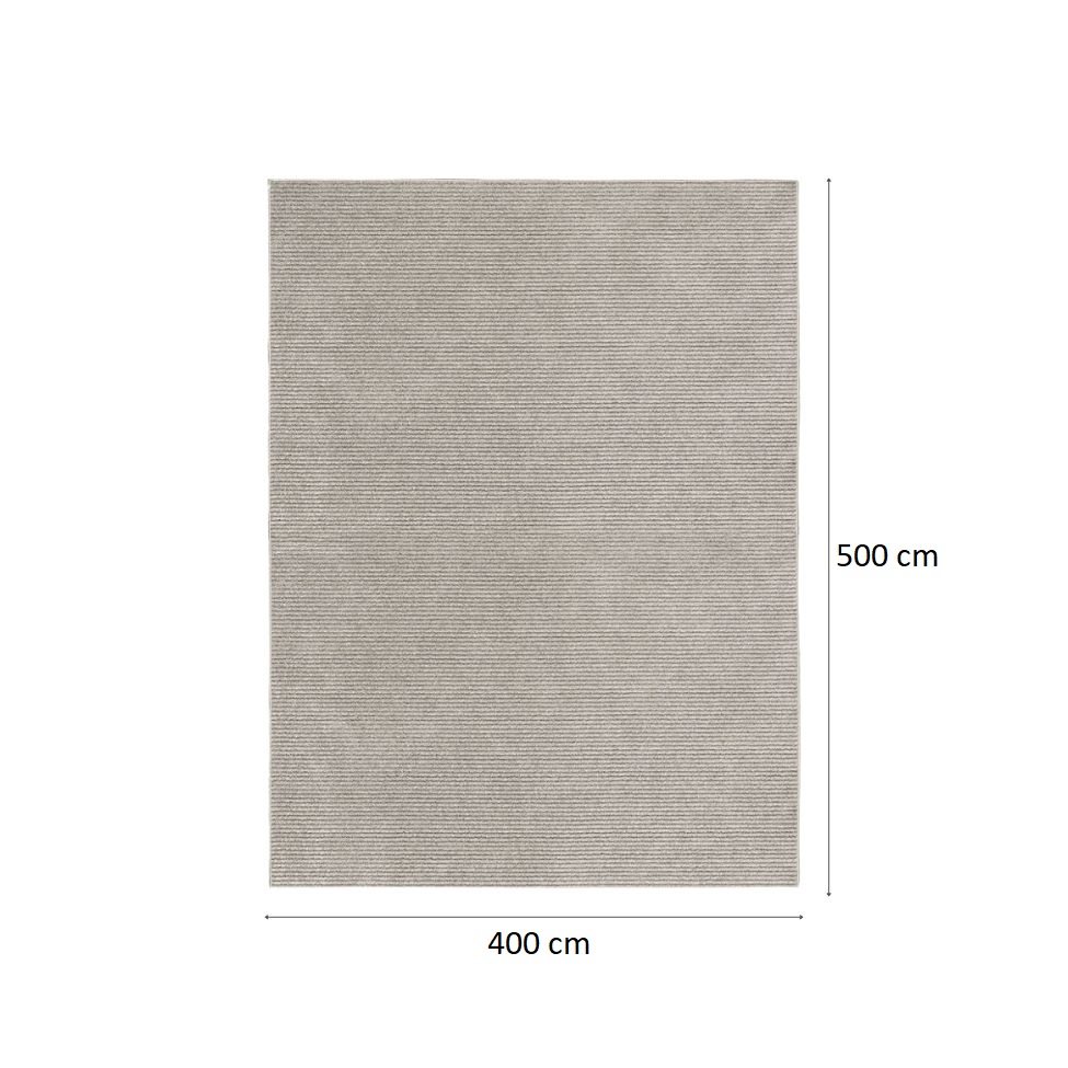 Tapete Tufting Mariana Retangular Veludo (400x500) Cinza