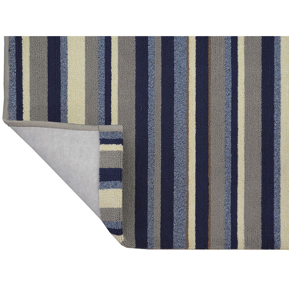 Tapete Tufting Metrópole Retangular Bouclé (400x500) Azul