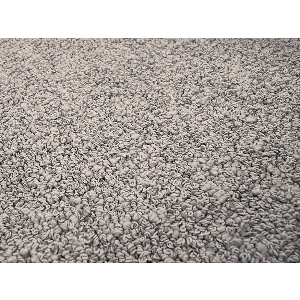 Tapete Tufting Paradise Lua Nova Retangular Bouclé (400x500) Cinza