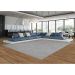 Tapete Tufting Paradise Volcano Retangular Bouclé (400x500) Cinza