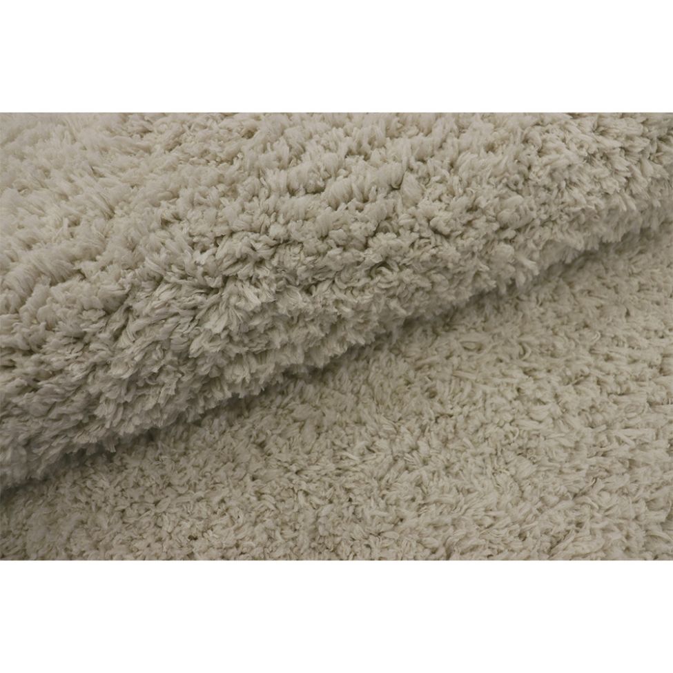Tapete Tufting Poodle Retangular Poliéster (100x150) Bege